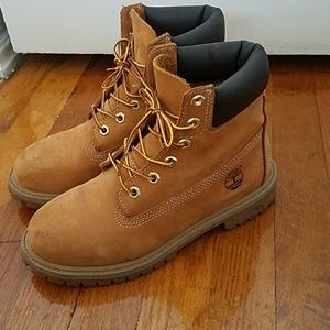 Tan timberland boots